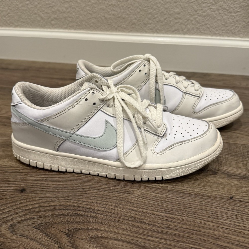 Nike Dunk Low GS Phantom Mint Foam Green White Youth Size 7Y GUC